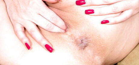 Sultry american milf Jessica Torres in tight jeans shows her ass and jerks off 